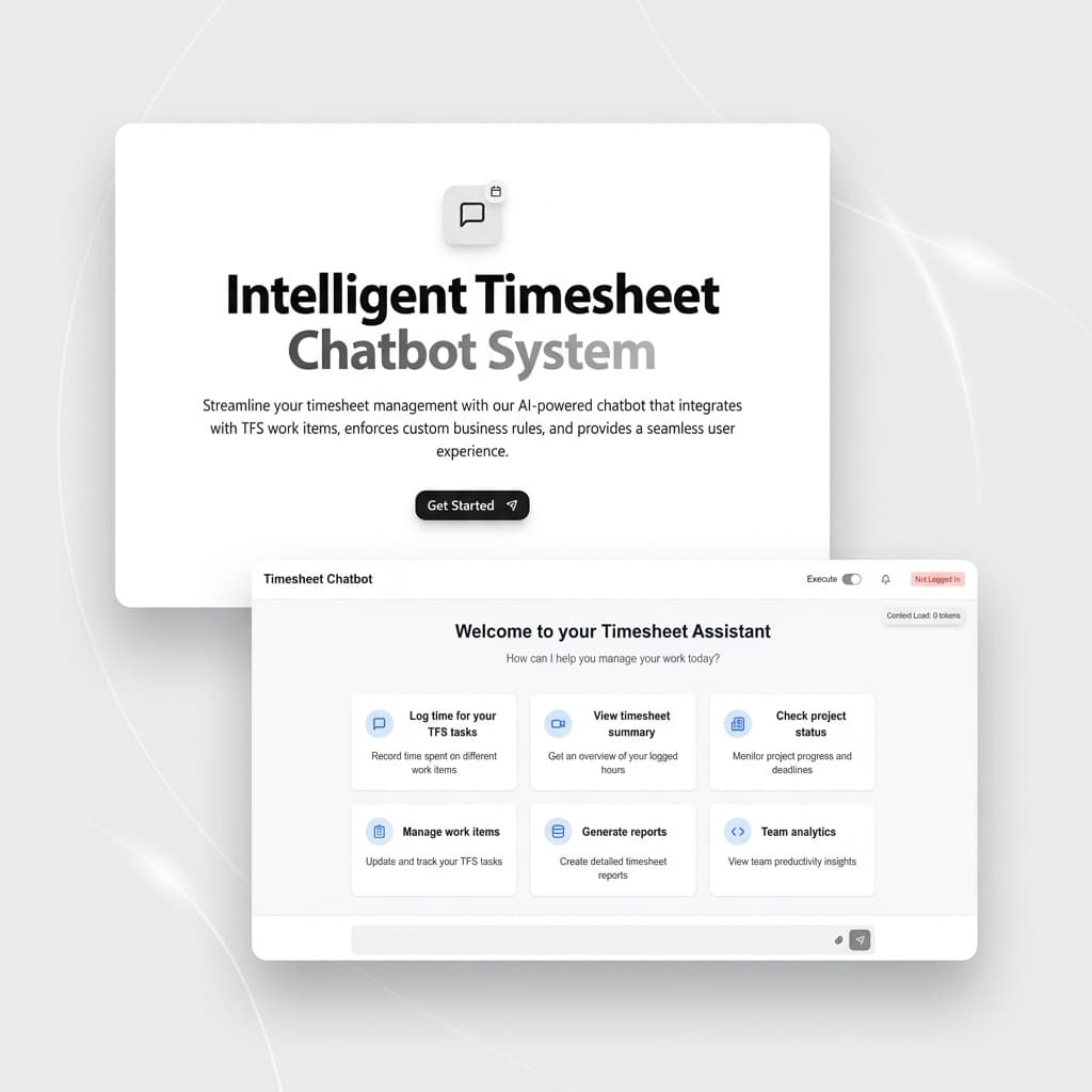 Timesheet Chatbot for Azure DevOps project screenshot 1
